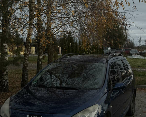 Синій Пежо 307, об'ємом двигуна 1.59 л та пробігом 361 тис. км за 3500 $, фото 1 на Automoto.ua