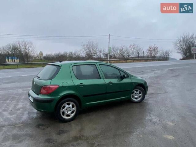 Зеленый Пежо 307, объемом двигателя 2 л и пробегом 424 тыс. км за 3000 $, фото 1 на Automoto.ua