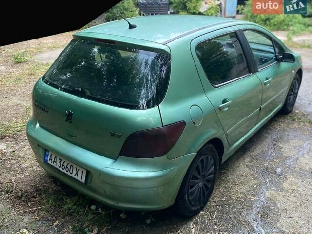 Зеленый Пежо 307, объемом двигателя 1.6 л и пробегом 335 тыс. км за 2500 $, фото 3 на Automoto.ua