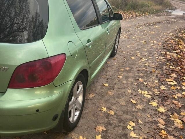 Зелений Пежо 307, об'ємом двигуна 2 л та пробігом 185 тис. км за 2300 $, фото 5 на Automoto.ua