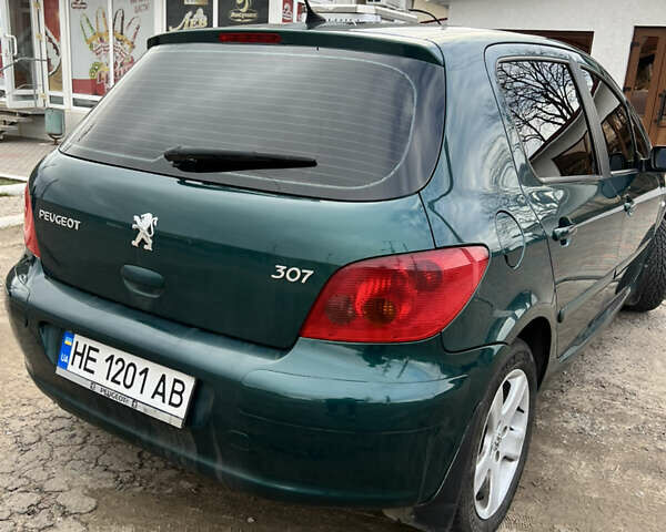 Зеленый Пежо 307, объемом двигателя 2 л и пробегом 200 тыс. км за 4000 $, фото 3 на Automoto.ua