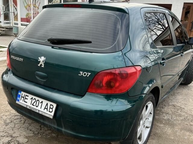 Зеленый Пежо 307, объемом двигателя 2 л и пробегом 200 тыс. км за 4000 $, фото 3 на Automoto.ua