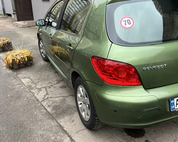 Зеленый Пежо 307, объемом двигателя 1.59 л и пробегом 198 тыс. км за 4500 $, фото 3 на Automoto.ua