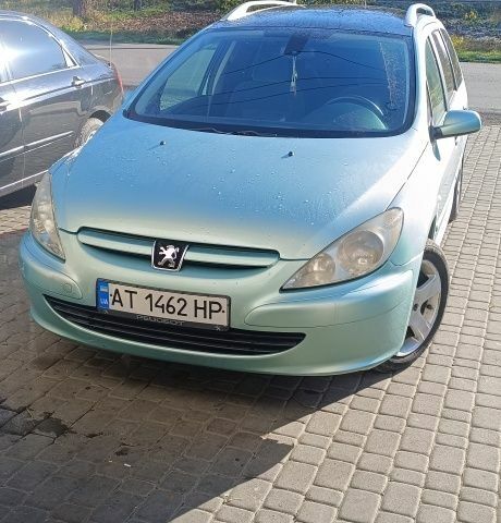 Зелений Пежо 307, об'ємом двигуна 2 л та пробігом 310 тис. км за 3700 $, фото 1 на Automoto.ua