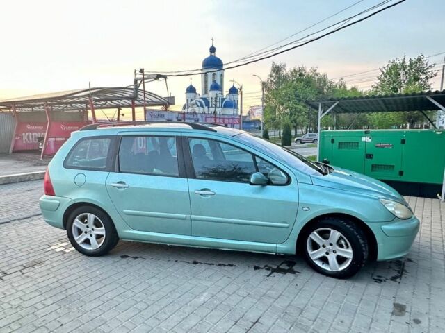 Зелений Пежо 307, об'ємом двигуна 2 л та пробігом 280 тис. км за 3800 $, фото 3 на Automoto.ua