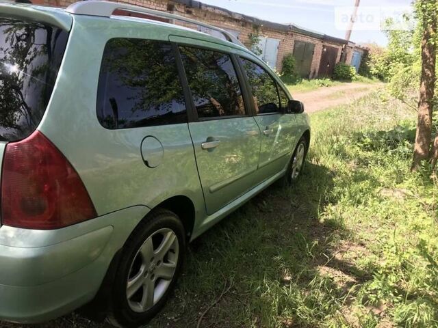 Зелений Пежо 307, об'ємом двигуна 2 л та пробігом 307 тис. км за 4000 $, фото 3 на Automoto.ua