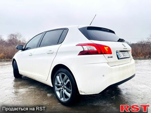 Білий Пежо 308, об'ємом двигуна 1.6 л та пробігом 17400 тис. км за 8500 $, фото 3 на Automoto.ua