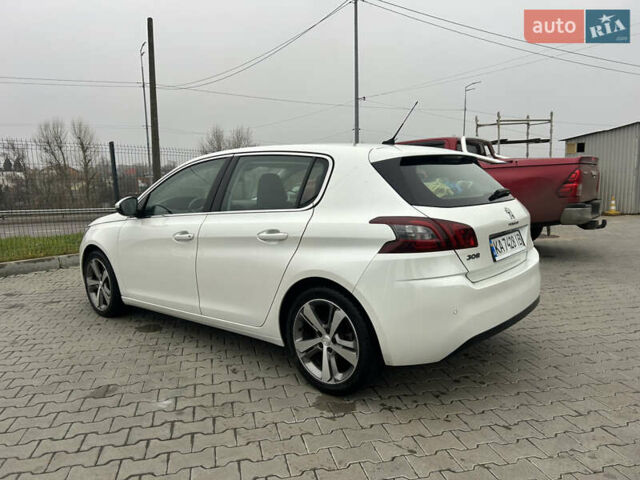 Белый Пежо 308, объемом двигателя 1.5 л и пробегом 68 тыс. км за 16600 $, фото 3 на Automoto.ua