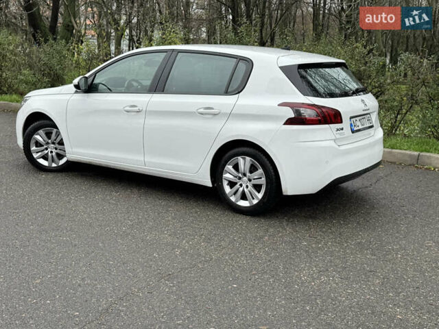 Белый Пежо 308, объемом двигателя 1.5 л и пробегом 227 тыс. км за 12300 $, фото 12 на Automoto.ua