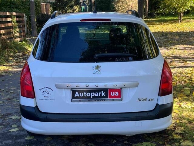 Белый Пежо 308, объемом двигателя 1.6 л и пробегом 280 тыс. км за 4890 $, фото 8 на Automoto.ua
