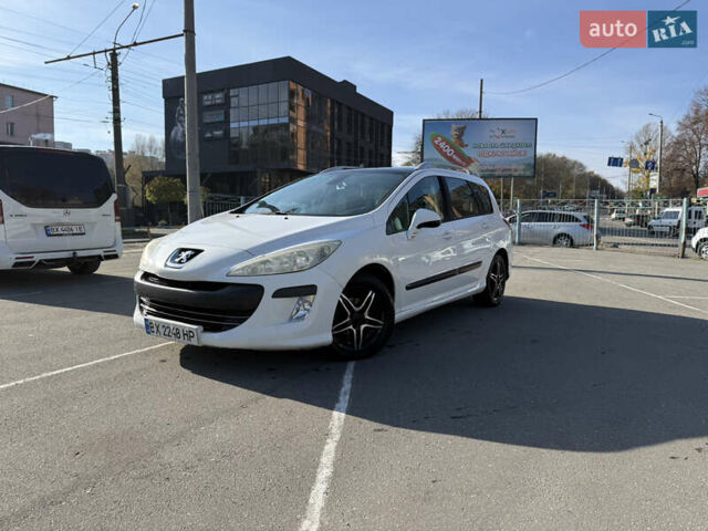 Белый Пежо 308, объемом двигателя 1.56 л и пробегом 265 тыс. км за 4500 $, фото 2 на Automoto.ua