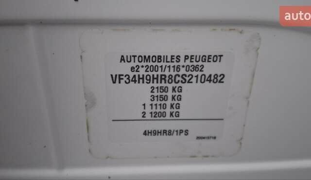 Білий Пежо 308, об'ємом двигуна 1.6 л та пробігом 246 тис. км за 6800 $, фото 30 на Automoto.ua