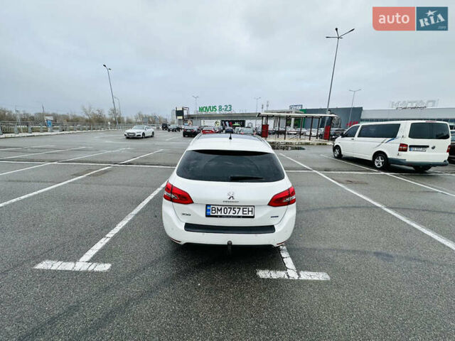 Белый Пежо 308, объемом двигателя 1.56 л и пробегом 250 тыс. км за 9200 $, фото 7 на Automoto.ua