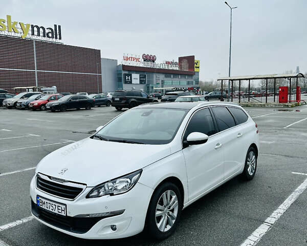 Белый Пежо 308, объемом двигателя 1.56 л и пробегом 250 тыс. км за 9200 $, фото 2 на Automoto.ua