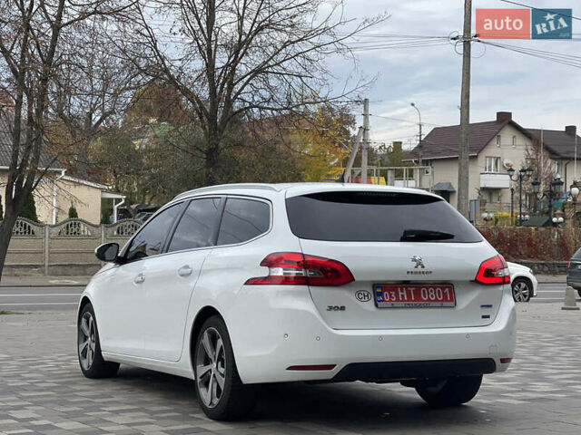 Белый Пежо 308, объемом двигателя 2 л и пробегом 234 тыс. км за 11750 $, фото 12 на Automoto.ua