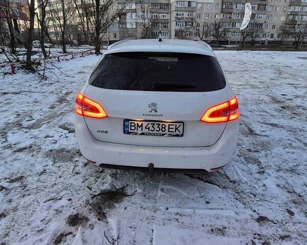 Белый Пежо 308, объемом двигателя 1.56 л и пробегом 267 тыс. км за 10950 $, фото 23 на Automoto.ua