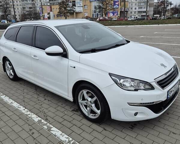Белый Пежо 308, объемом двигателя 1.56 л и пробегом 267 тыс. км за 10950 $, фото 1 на Automoto.ua