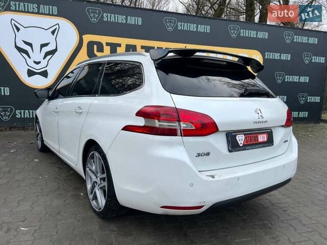 Белый Пежо 308, объемом двигателя 1.56 л и пробегом 265 тыс. км за 11000 $, фото 8 на Automoto.ua
