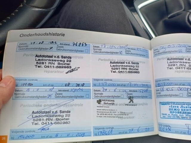 Белый Пежо 308, объемом двигателя 1.6 л и пробегом 250 тыс. км за 8600 $, фото 15 на Automoto.ua