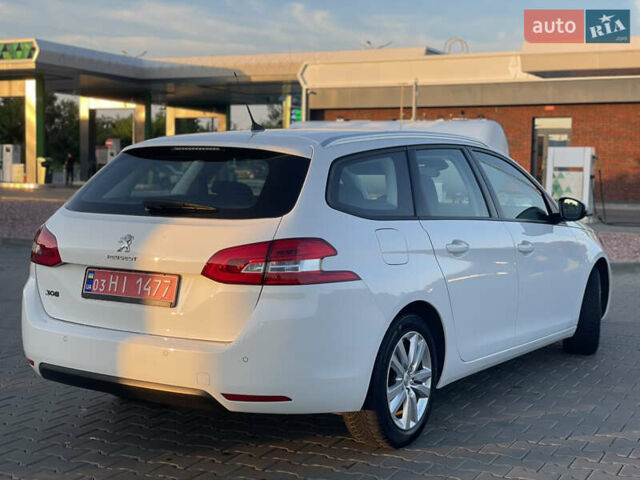 Белый Пежо 308, объемом двигателя 1.5 л и пробегом 197 тыс. км за 12950 $, фото 16 на Automoto.ua