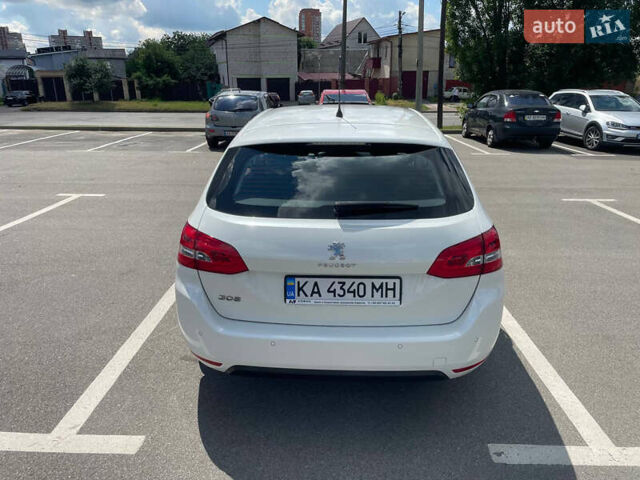 Білий Пежо 308, об'ємом двигуна 1.5 л та пробігом 192 тис. км за 14150 $, фото 6 на Automoto.ua