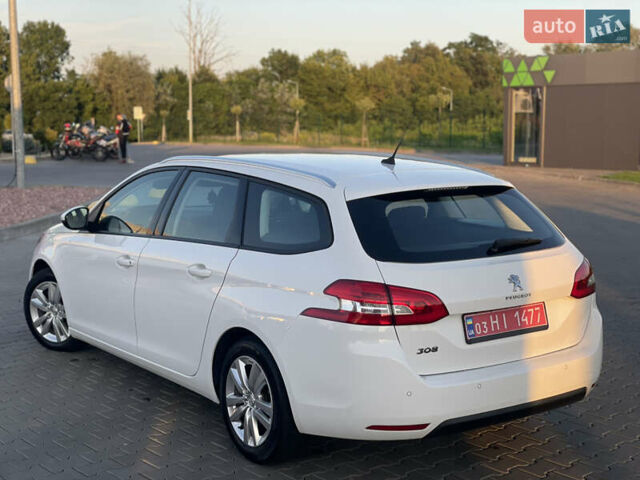 Белый Пежо 308, объемом двигателя 1.5 л и пробегом 197 тыс. км за 12950 $, фото 13 на Automoto.ua