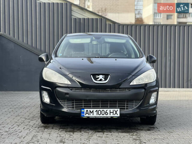 Черный Пежо 308, объемом двигателя 1.6 л и пробегом 260 тыс. км за 4600 $, фото 1 на Automoto.ua