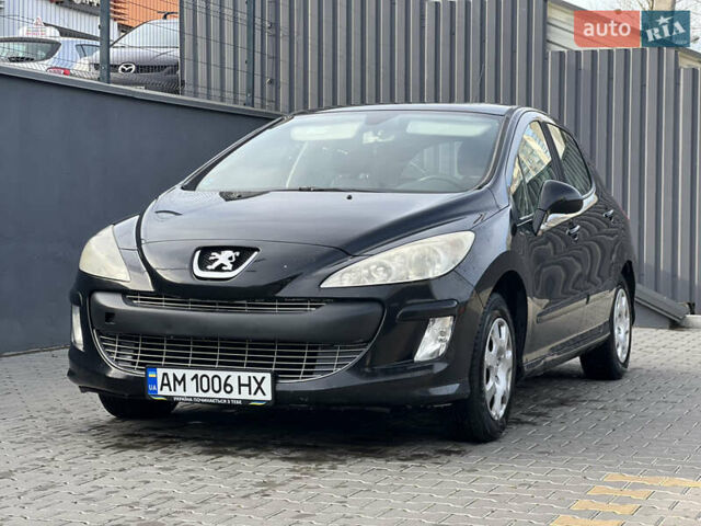 Черный Пежо 308, объемом двигателя 1.6 л и пробегом 260 тыс. км за 4600 $, фото 2 на Automoto.ua