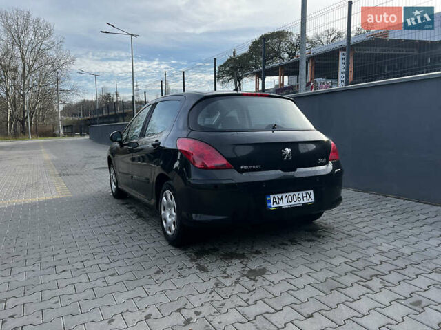 Черный Пежо 308, объемом двигателя 1.6 л и пробегом 260 тыс. км за 4600 $, фото 6 на Automoto.ua