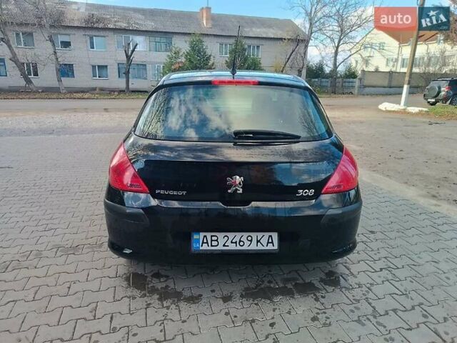 Черный Пежо 308, объемом двигателя 1.6 л и пробегом 240 тыс. км за 6200 $, фото 5 на Automoto.ua