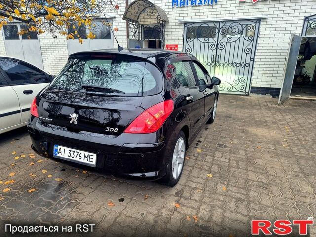 Чорний Пежо 308, об'ємом двигуна 1.6 л та пробігом 270 тис. км за 4900 $, фото 4 на Automoto.ua