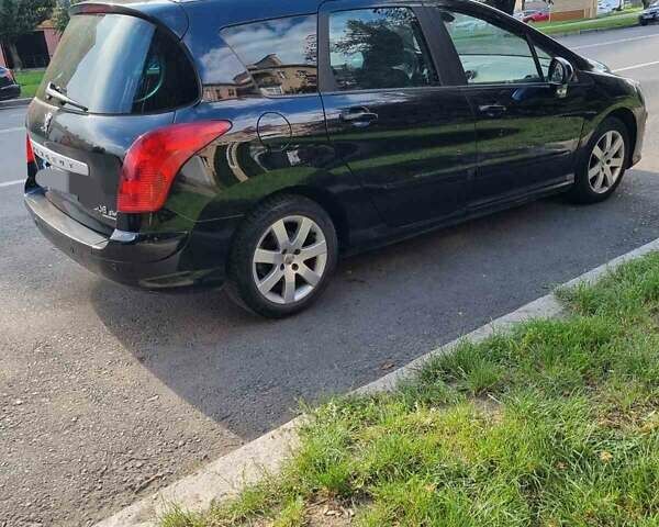 Чорний Пежо 308, об'ємом двигуна 2 л та пробігом 180 тис. км за 6500 $, фото 2 на Automoto.ua