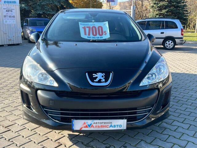 Черный Пежо 308, объемом двигателя 1.6 л и пробегом 199 тыс. км за 6200 $, фото 1 на Automoto.ua
