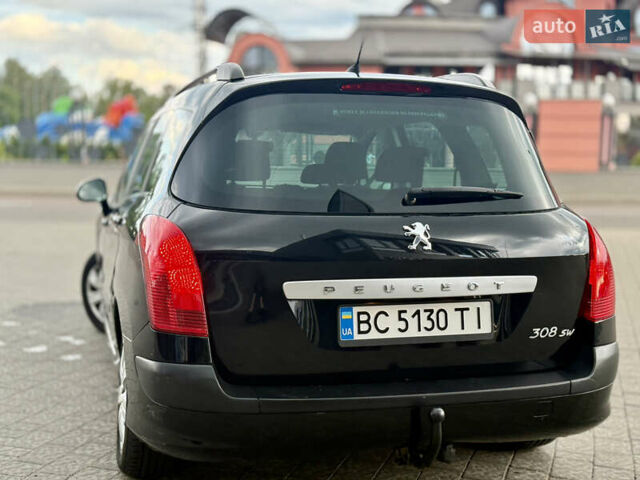 Черный Пежо 308, объемом двигателя 1.6 л и пробегом 240 тыс. км за 5050 $, фото 13 на Automoto.ua