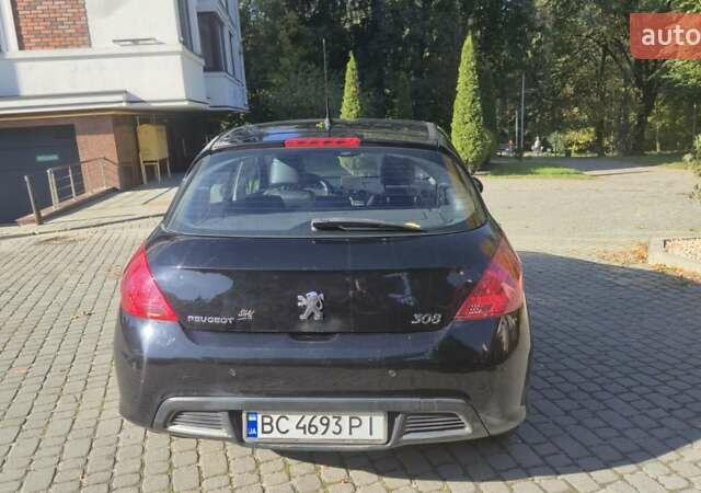 Чорний Пежо 308, об'ємом двигуна 1.6 л та пробігом 225 тис. км за 4600 $, фото 3 на Automoto.ua