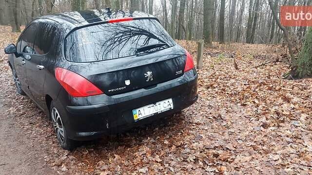 Черный Пежо 308, объемом двигателя 1.6 л и пробегом 288 тыс. км за 5350 $, фото 2 на Automoto.ua