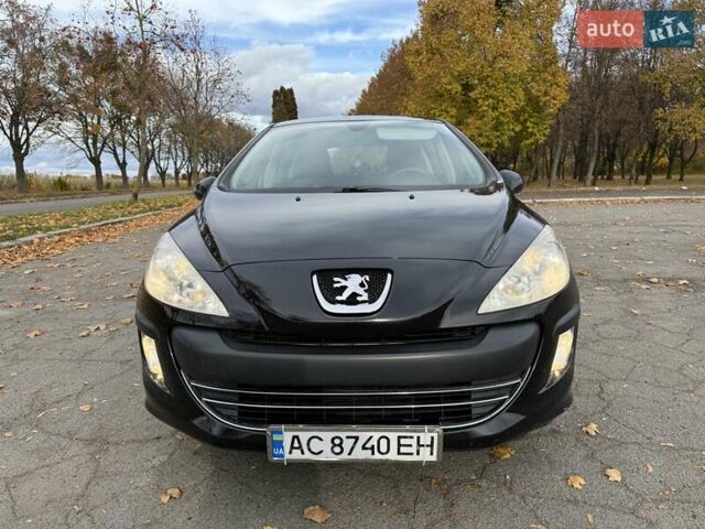 Черный Пежо 308, объемом двигателя 1.56 л и пробегом 320 тыс. км за 5300 $, фото 1 на Automoto.ua