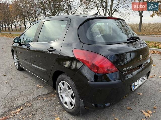 Черный Пежо 308, объемом двигателя 1.56 л и пробегом 320 тыс. км за 5300 $, фото 3 на Automoto.ua
