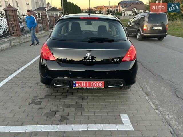 Черный Пежо 308, объемом двигателя 1.6 л и пробегом 145 тыс. км за 7400 $, фото 15 на Automoto.ua