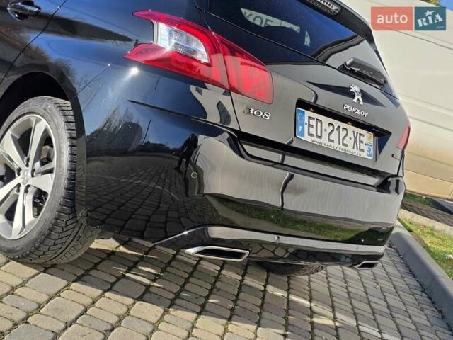 Чорний Пежо 308, об'ємом двигуна 1.56 л та пробігом 148 тис. км за 13450 $, фото 25 на Automoto.ua
