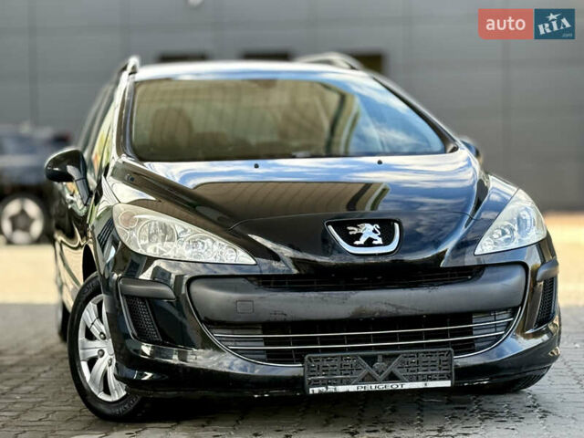 Черный Пежо 308, объемом двигателя 1.6 л и пробегом 248 тыс. км за 5350 $, фото 2 на Automoto.ua