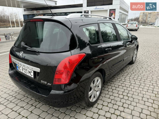Черный Пежо 308, объемом двигателя 1.56 л и пробегом 240 тыс. км за 3500 $, фото 5 на Automoto.ua