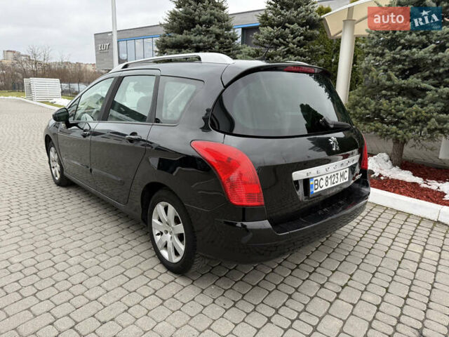 Черный Пежо 308, объемом двигателя 1.56 л и пробегом 240 тыс. км за 3500 $, фото 7 на Automoto.ua