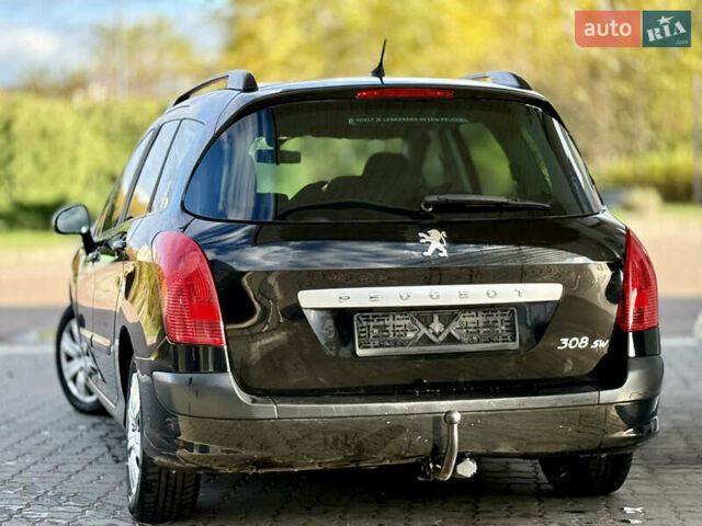 Черный Пежо 308, объемом двигателя 1.6 л и пробегом 248 тыс. км за 5350 $, фото 22 на Automoto.ua