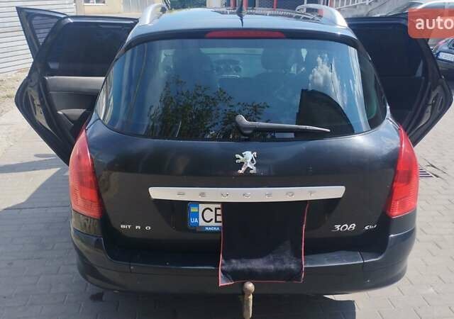 Черный Пежо 308, объемом двигателя 1.6 л и пробегом 274 тыс. км за 5400 $, фото 4 на Automoto.ua