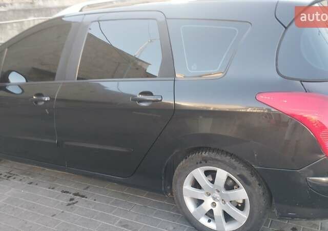 Черный Пежо 308, объемом двигателя 1.6 л и пробегом 274 тыс. км за 5400 $, фото 5 на Automoto.ua