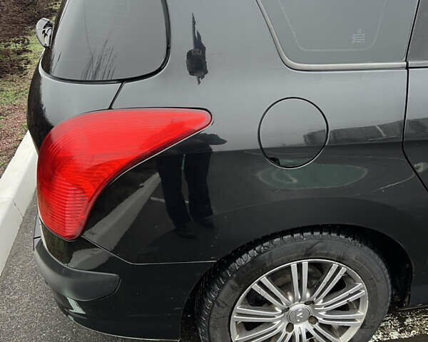 Черный Пежо 308, объемом двигателя 1.6 л и пробегом 260 тыс. км за 4700 $, фото 12 на Automoto.ua