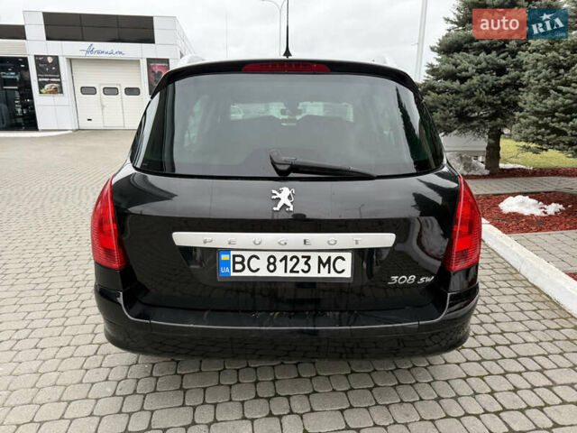Черный Пежо 308, объемом двигателя 1.56 л и пробегом 240 тыс. км за 3500 $, фото 6 на Automoto.ua