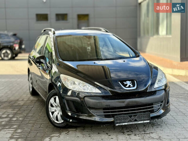 Черный Пежо 308, объемом двигателя 1.6 л и пробегом 248 тыс. км за 5350 $, фото 1 на Automoto.ua