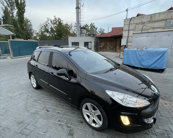 Чорний Пежо 308, об'ємом двигуна 1.6 л та пробігом 205 тис. км за 5800 $, фото 1 на Automoto.ua